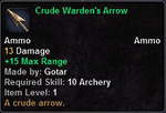 Crude Warden Arrow